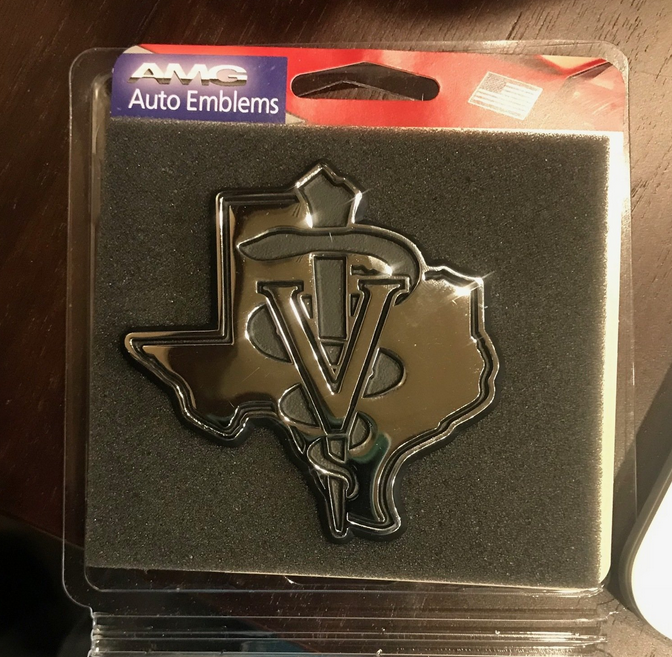 Texas A&amp;M Veterinary Medicine Metal Decal for Car